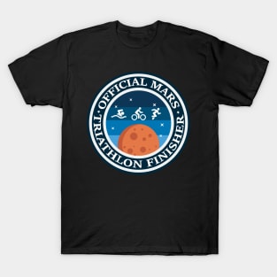 Funny Mars Triathlon Finisher T-Shirt